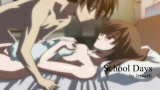 School Days Game - BIG Film [2D Hentai, 4K A.I. Upscaled, Uncensored]