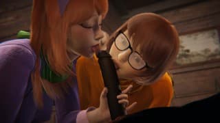 史酷比 - Velma and Daphne Halloween threepon - 3D色情