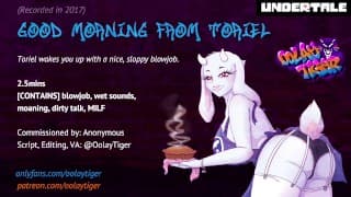 [故事]Toriel-早安口交 |Oolay-Tiger 的色情音频播放