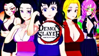 DEMON SLAYER HENTAI COMPILATION (Daki, Mitsuri Kanjori, Suma, Makio, Hinatsuru)