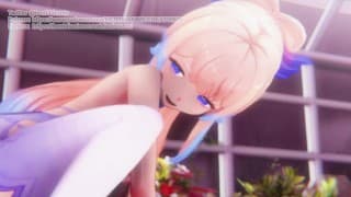 Sangonomiya Kokomi Genshin Impact 3D HENTAI Animation 02 Shortver