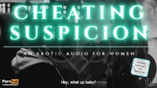 Suspecting Your Boyfriend is Cheating on You - Loving to Rough, Bent Over The Counter Erotic Audio