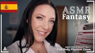 ASMR Fantasy - 安吉拉·怀特医生的全身体检！（西班牙语字幕） - POV