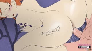 娜美海贼王 PART 1 HENTAI Plumberg Big Ass boobs - 动漫动画片 34 未经审查的 2D 动画