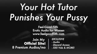 Age Gap: Your Hot Older Tutor Spanks You & Cums In Your Pussy [Erotic Audio for Women]