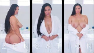 按摩和与Ashlyn Peaks ZENSATION的激情性爱