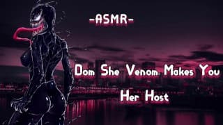 ASMR|[情色角色扮演]Dom She Venom 让你成为她的宿主 [双耳/F4M]