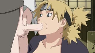 NARUTO TEMARI HENTAI SUCKS NEJI'S COCK