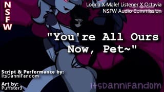 【R18 Helluva Boss Audio RP】 Loona & Octavia Want a New Boy Toy... And They Choose You~ 【FF4M】