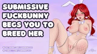 Submissive & Breedable Fuckbunny Needs Your Creampies [AUDIO PORN] [POV ROLEPLAY] [Bunnygirl hentai]