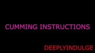 CUMMING INSTRUCTIONS (AUDIOROLEPLAY) LISTEN TO MY INSTRUCTIONS