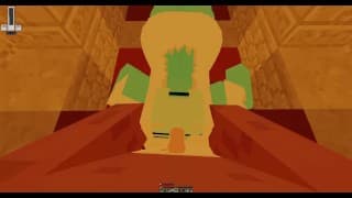 我的幻想通过深喉精灵而得到满足，艾莉 |Minecraft - Jenny Mod 游戏玩法