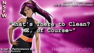 【NSFW Bleach Audio RP】 You Agree to Help Clean Up Yoruichi's Hot & Sweaty Body~ 【F4M】