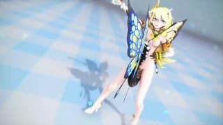 Rozaliya Olenyeva Honkai Impact 3rd Double Insect Hentai Nude Sex Dance Pink Cat MMD 3D Blonde Hair