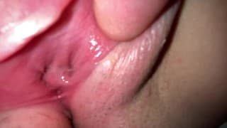 Submissive little bitch lets her stepdad touch her virgin pink vagina REAL