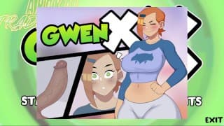 Follando a Gwen Tennyson en este juego porno de Ben 10 - Gwen X [Review + Descarga]