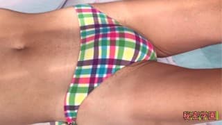 I masturbated in a sexy bikini 💖 Masturbation Handjob Ejaculation Pervert Secret School SecretGakue