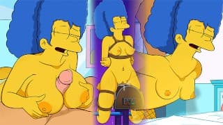 Marge Simpson Hole House Game - 中出束缚 Cumpilation 呻吟高潮