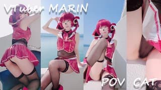 VTuber Houshou marin 系列预览 POV 猫 ★如果很多♥我会发布任何故事 ★