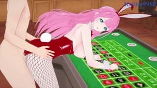 Mafuyu Kirisu and I have intense sex in the casino. - Bokutachi wa Benkyou ga Dekinai Hentai