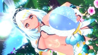 与 MUALANI 😍 GENSHIN IMPACT HENTAI 的梦幻时光