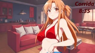 Asuna JOI CEI hentai en español. Ella quiere darte tu propia leche.