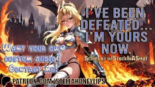 Paladin turns into the Demon King's blowjob giving, ass eating, Pleasureslut | Audio Roleplay