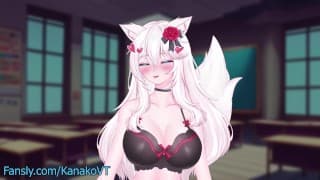 Vtuber KanakoVT ERP's Wearing Vibrator in Public --- ASMR Catgirl Naughty with Vibrator in Public