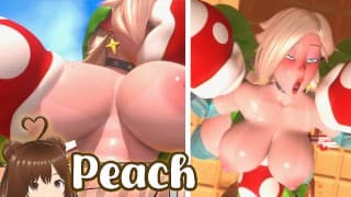 《超级马里奥兄弟》中的Princess Peach有群交 - Jazziuu