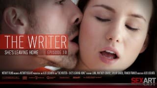 Hot writer goes wild with multiple sexy scenarios and partners