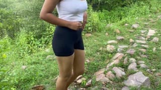 Sri lankan College Girl Hardcore Fucked by Indian Desi Boy in Jungle 🍑💦අක්කට කැලේ ගිහින් හුකමු💦