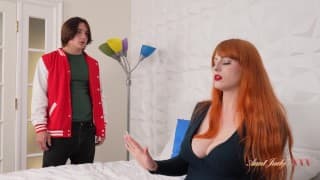 Aunt Judy's XXX - Busty红发继母Alex Harper操她的继子