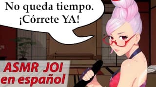¡Vamos!¡Córrete rápido! JOI divertido hentai de Dandadan. Voz española.