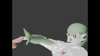Gardevoir 打手枪射精在脸上 NSFW 口袋妖怪